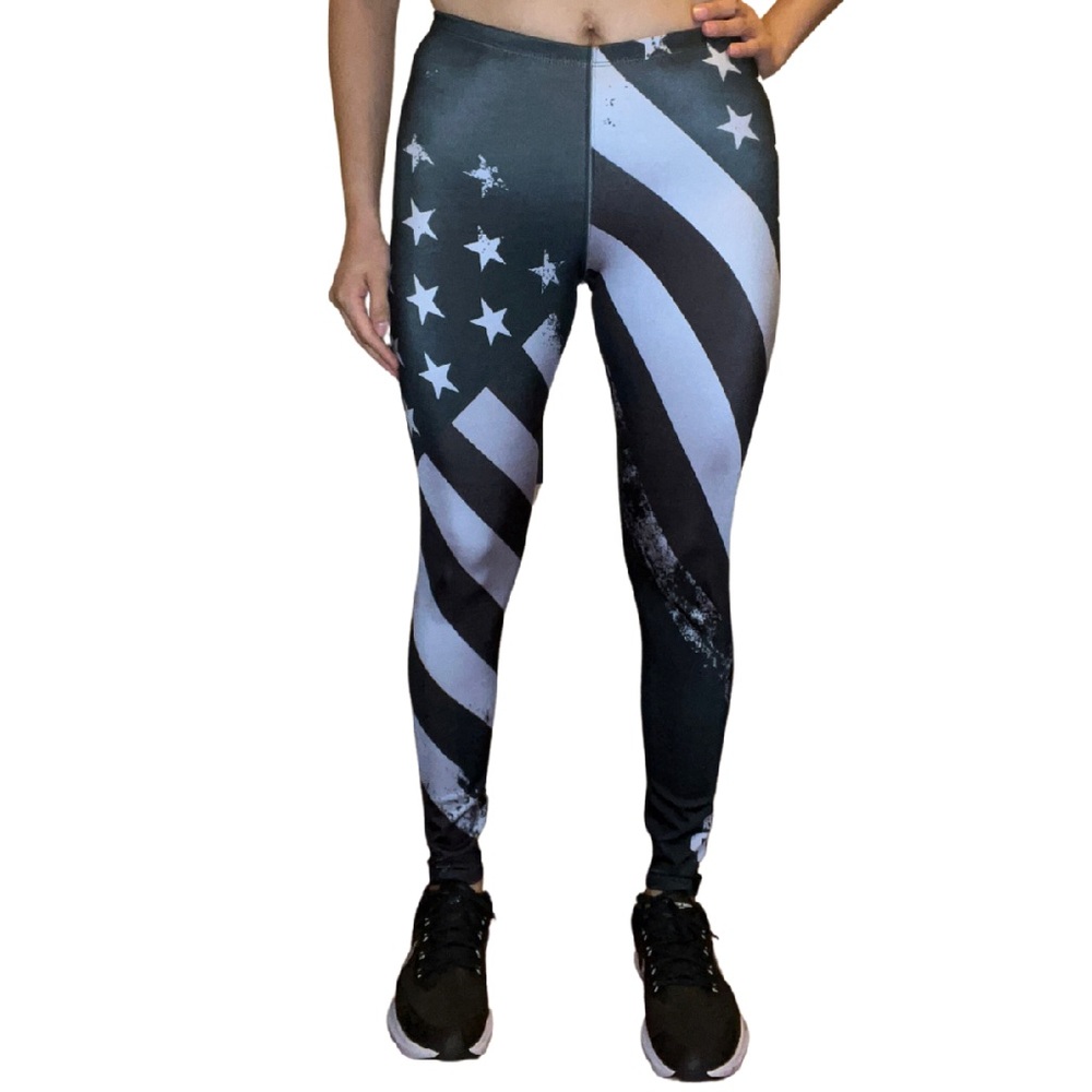 Ranger Up Womens American Flag Leggings Size XL